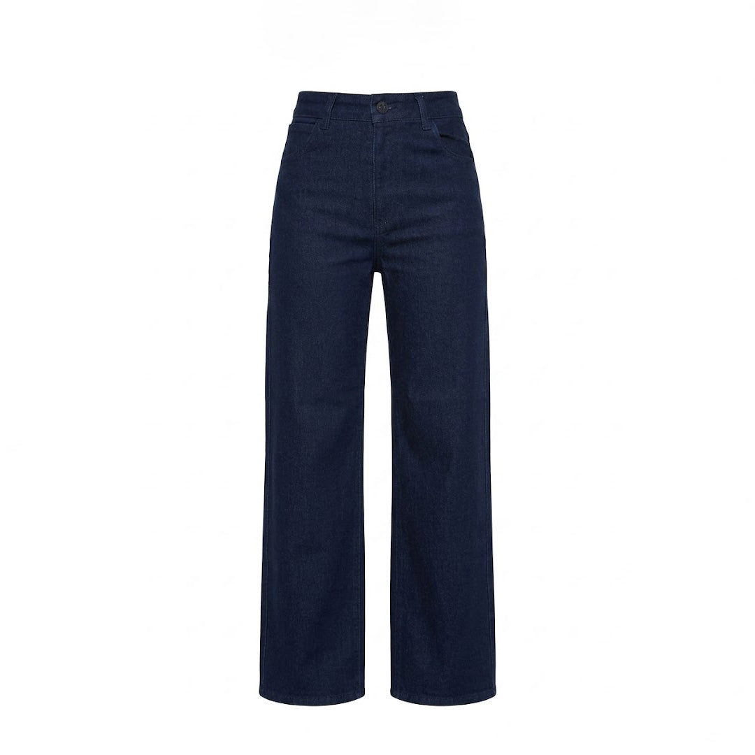 Jeans wide leg tachuelas