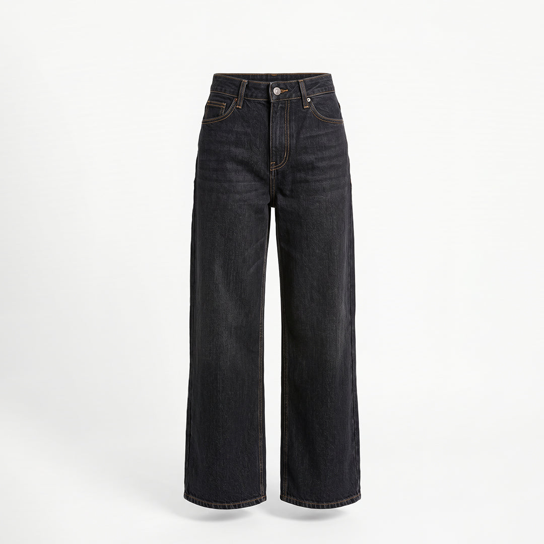 Jean wide leg oscuro