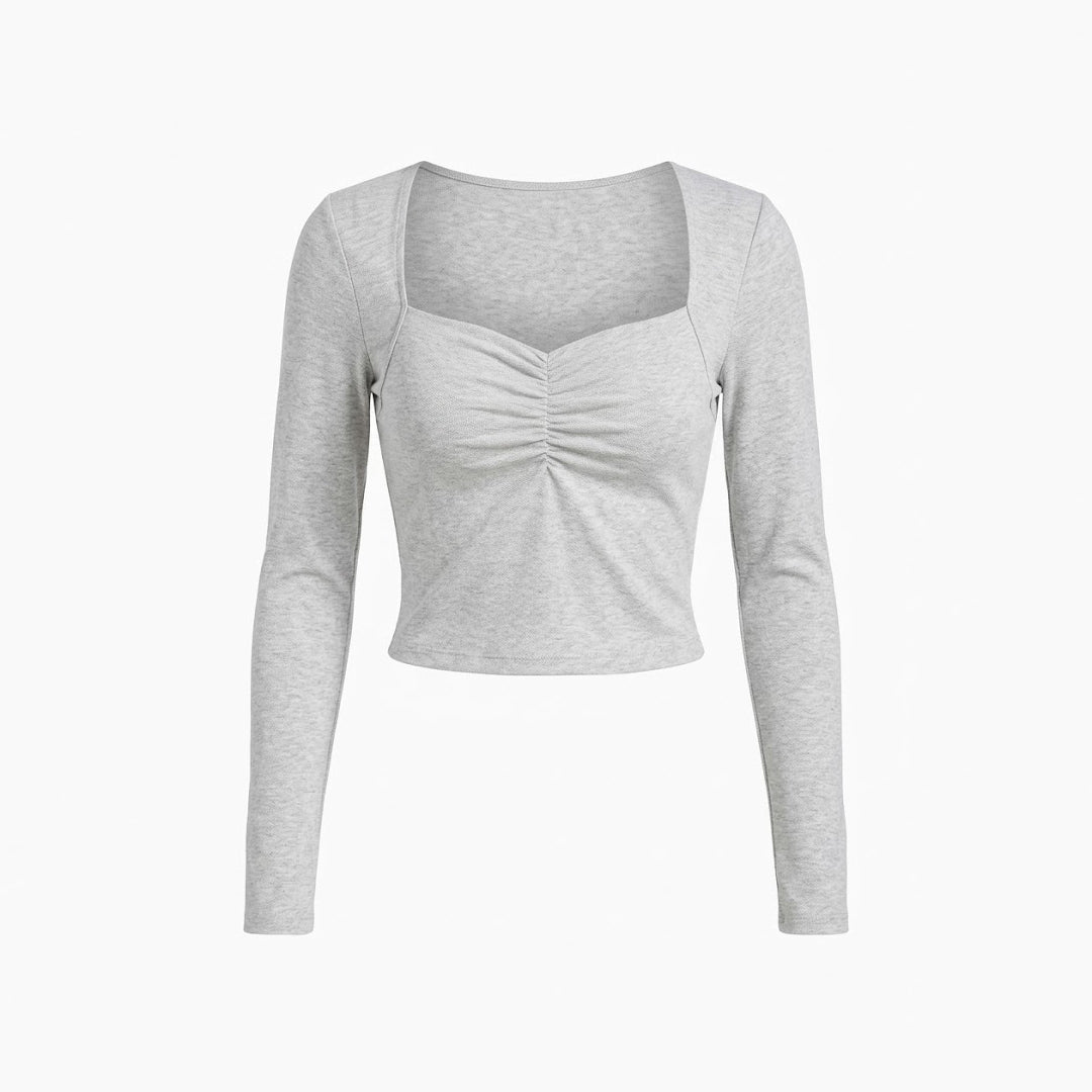 Blusa manga larga ceñido