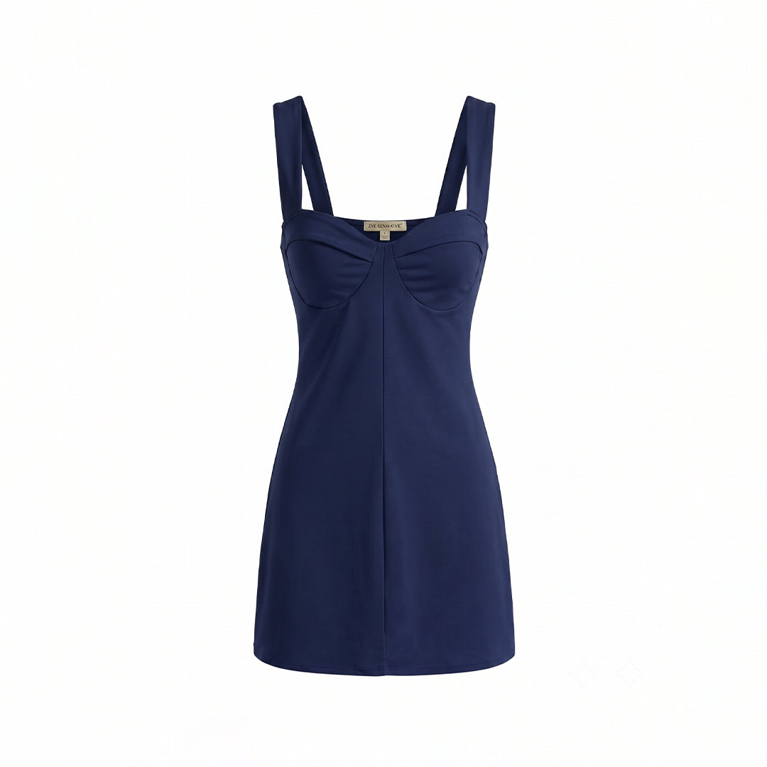 Vestido mini copa simulada