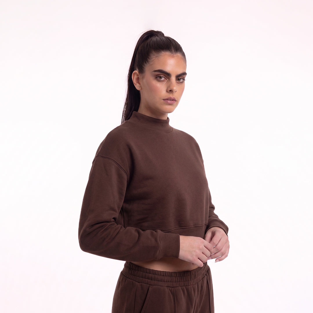 Sudadera básica corta