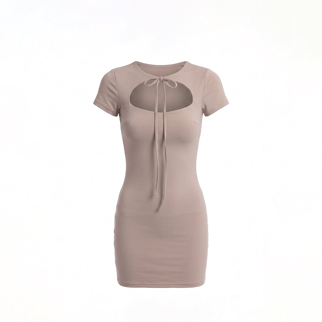 Vestido mini japandi