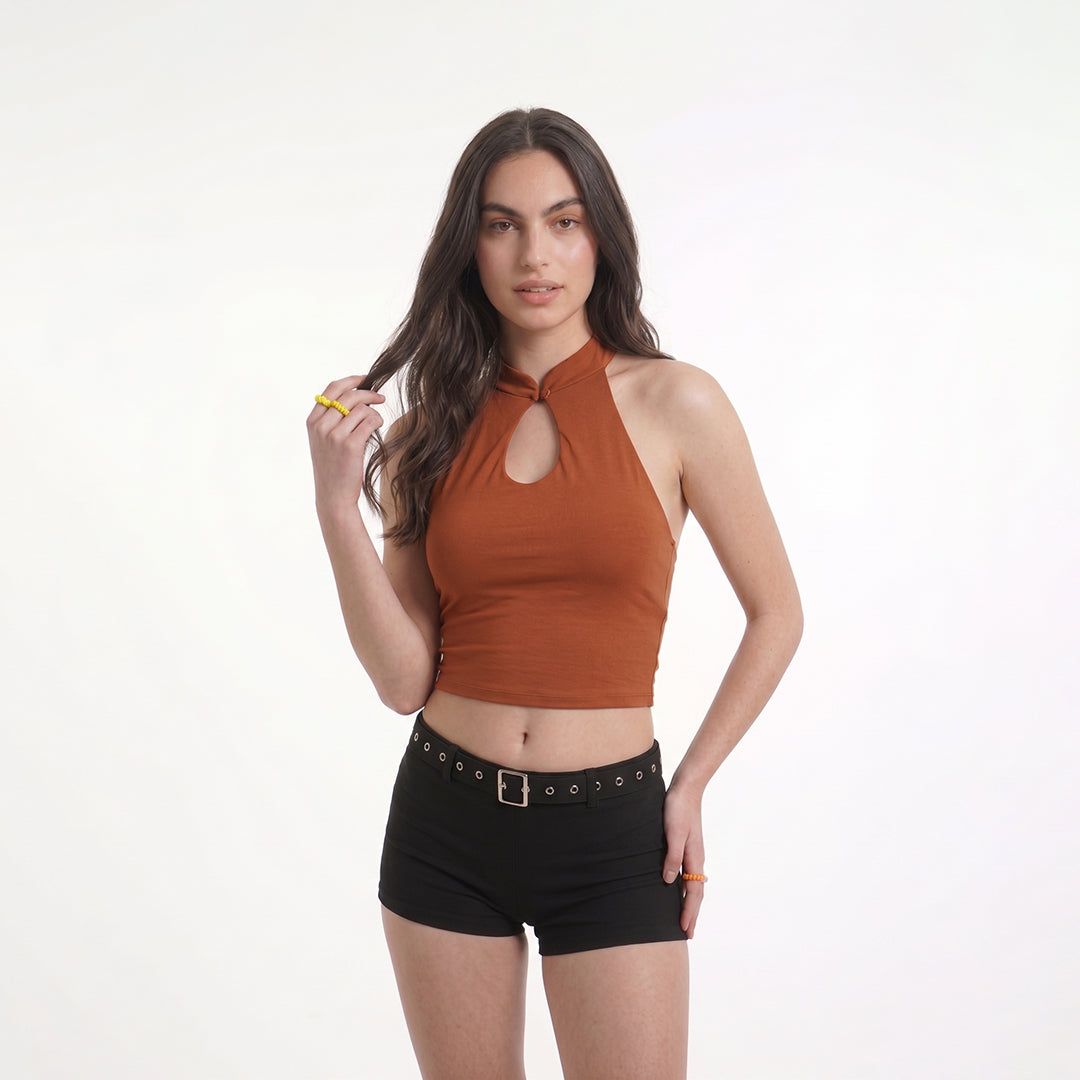 Blusa estilo qipao