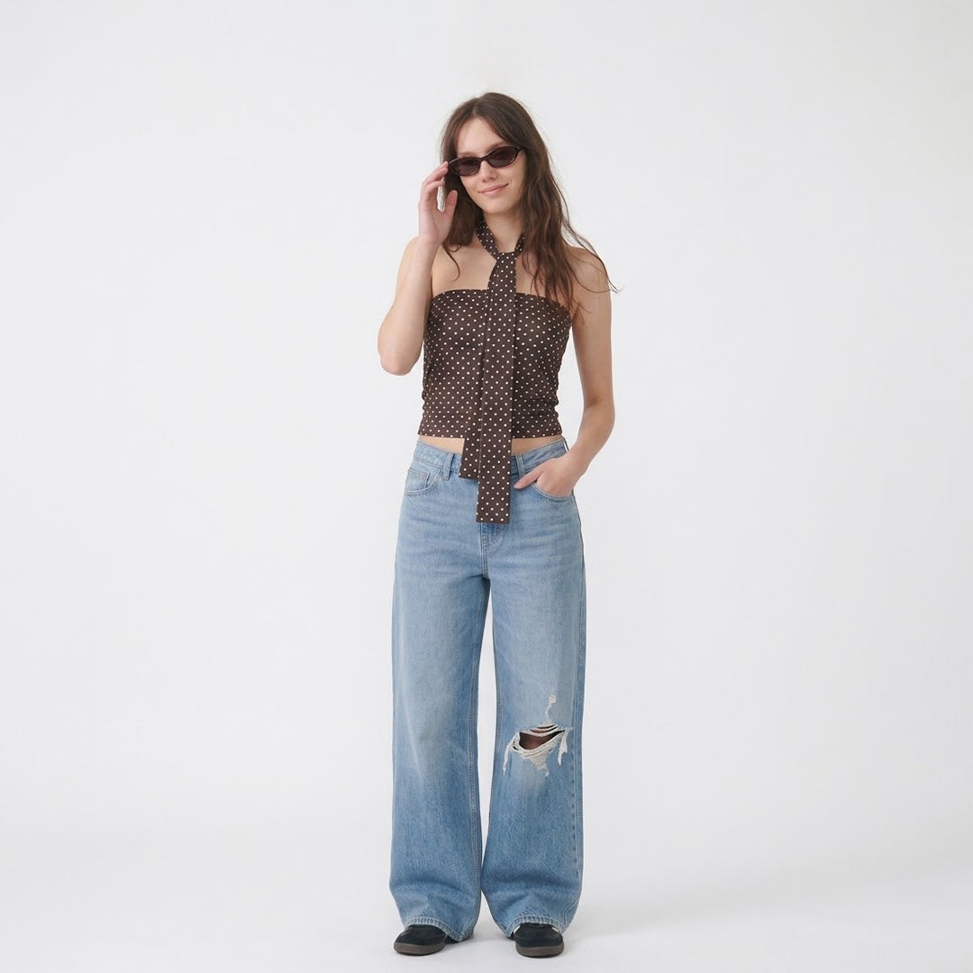 Top polka dots bufanda