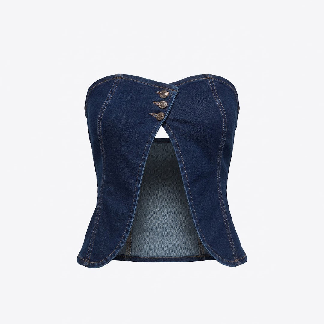 Crop top denim