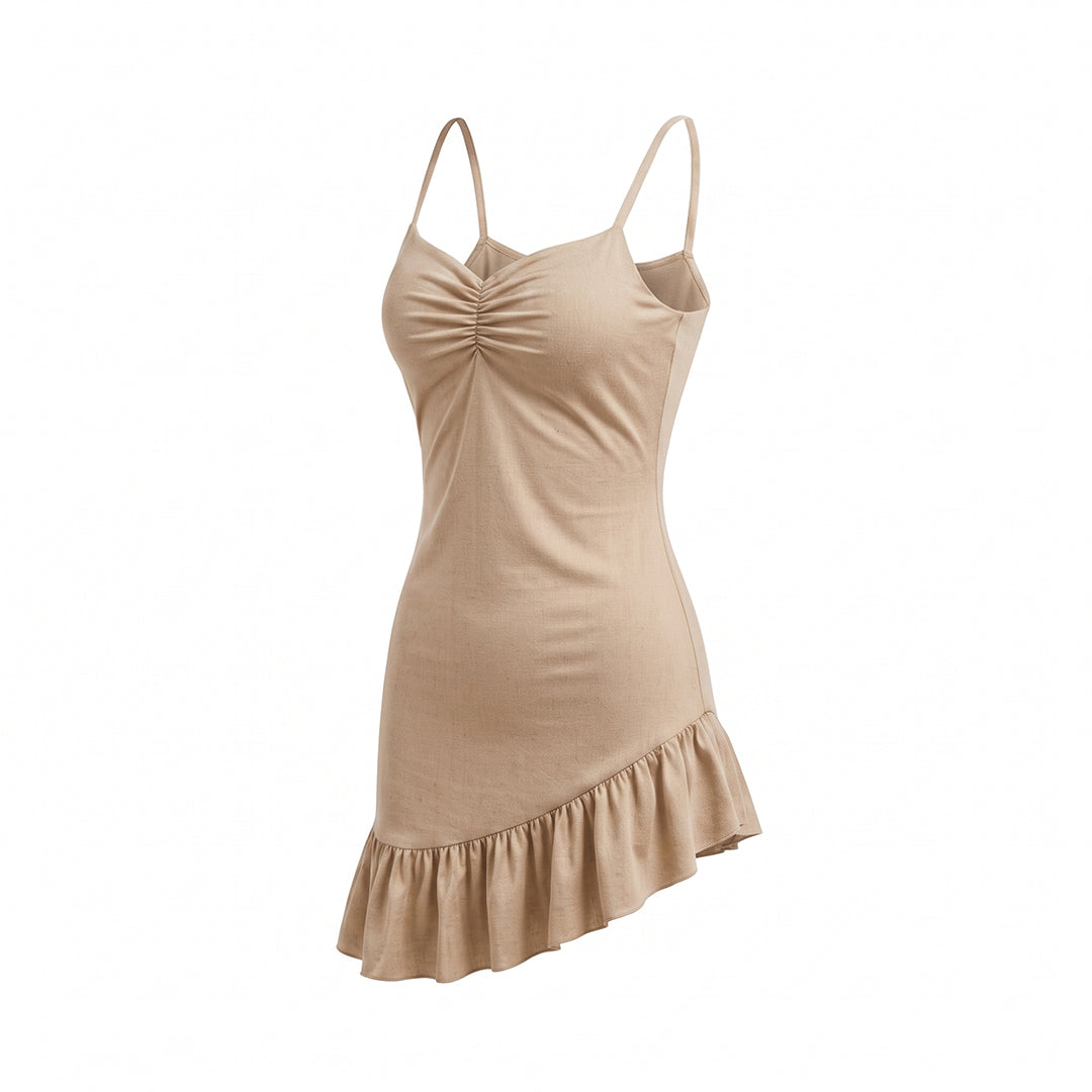 Vestido mini asimétrico