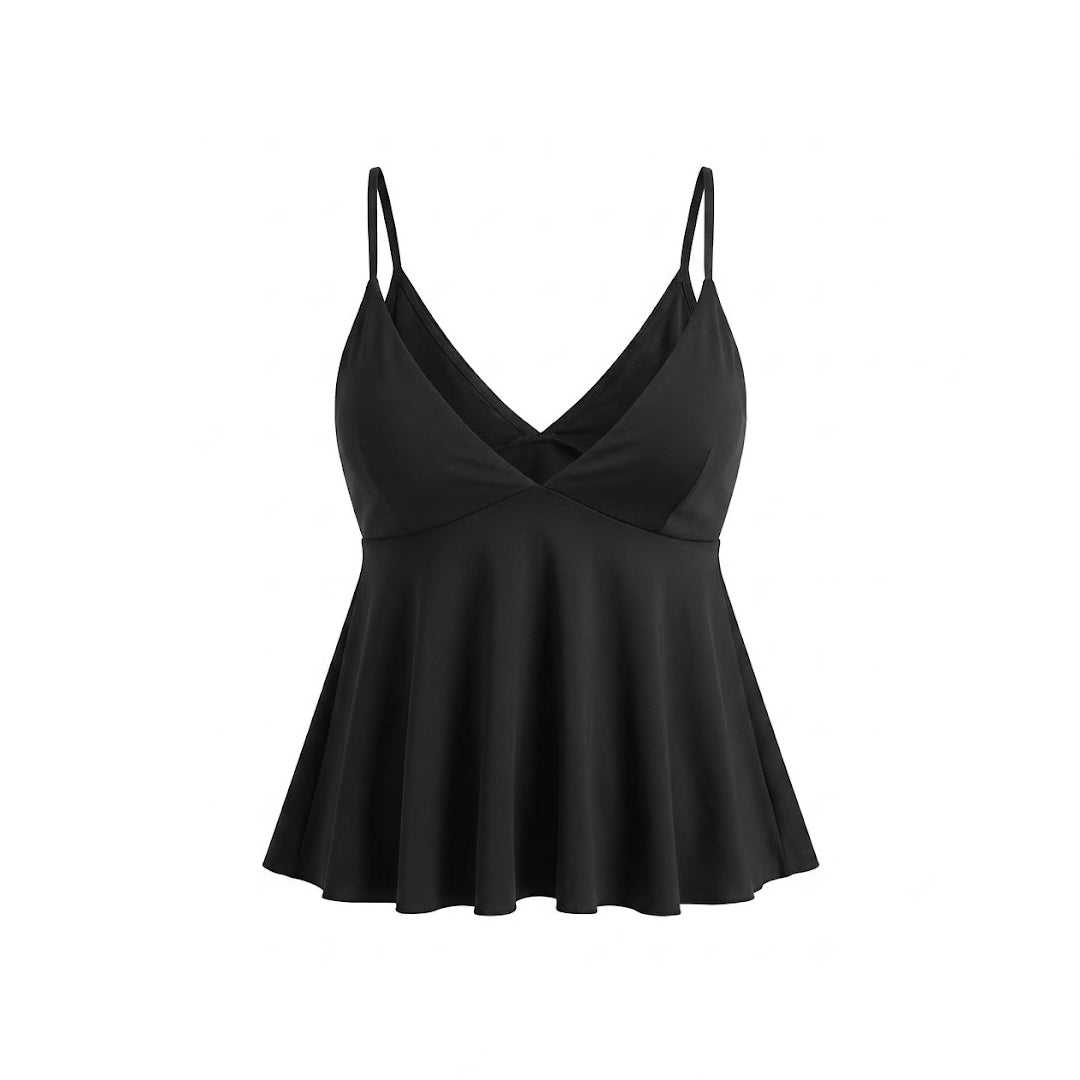 Top peplum tirantes