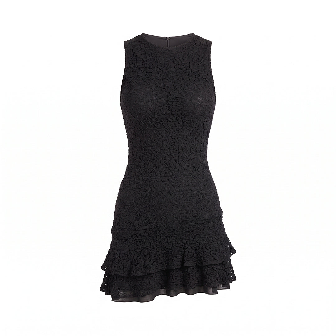 Vestido mini encaje
