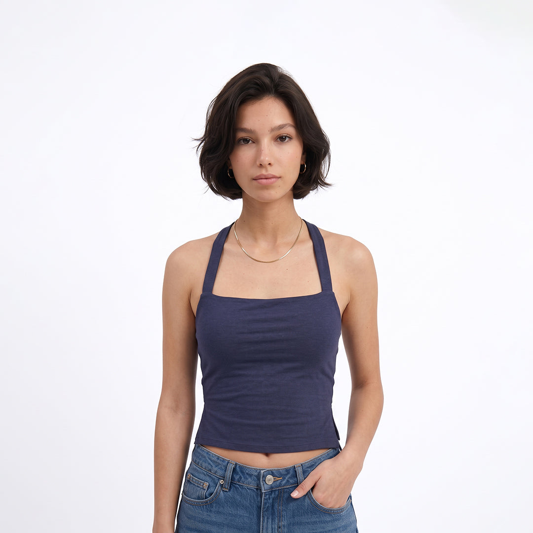Blusa tiras en la espalda