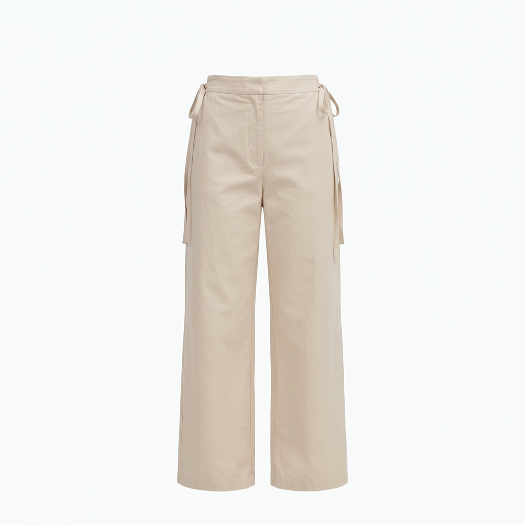 Pantalón parachute cintas