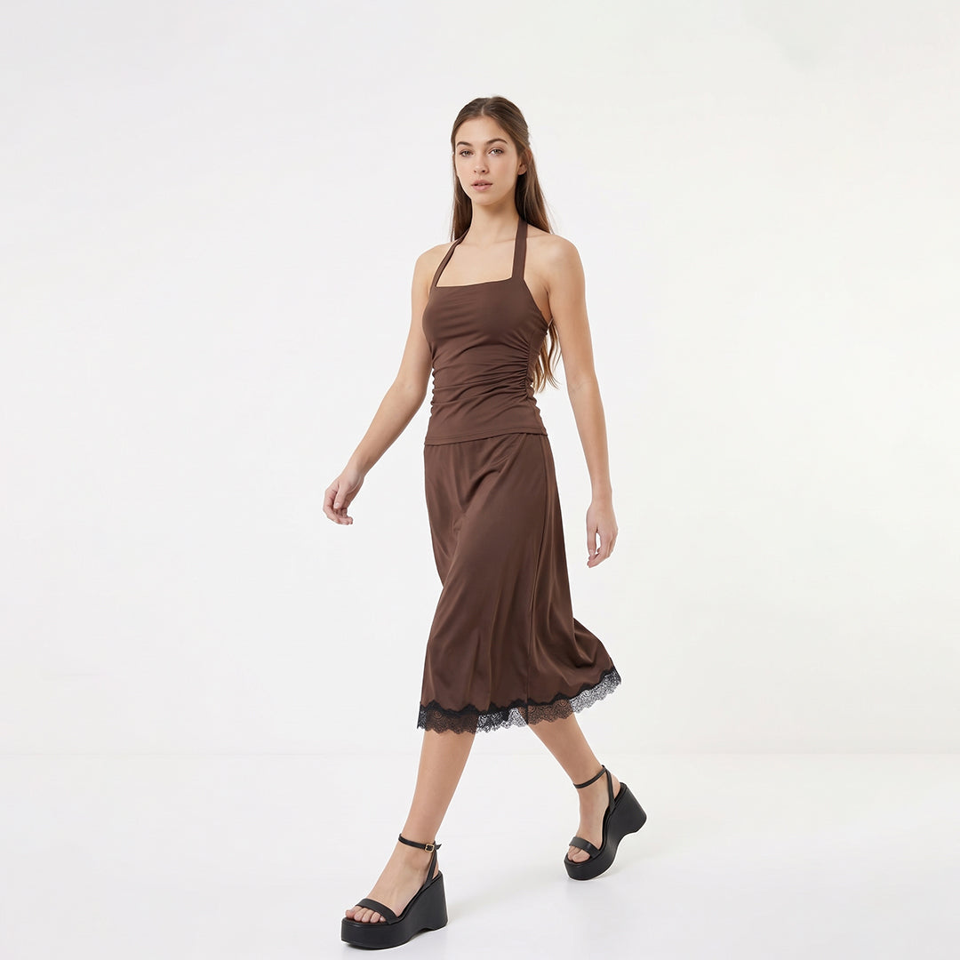 Blusa básica halter