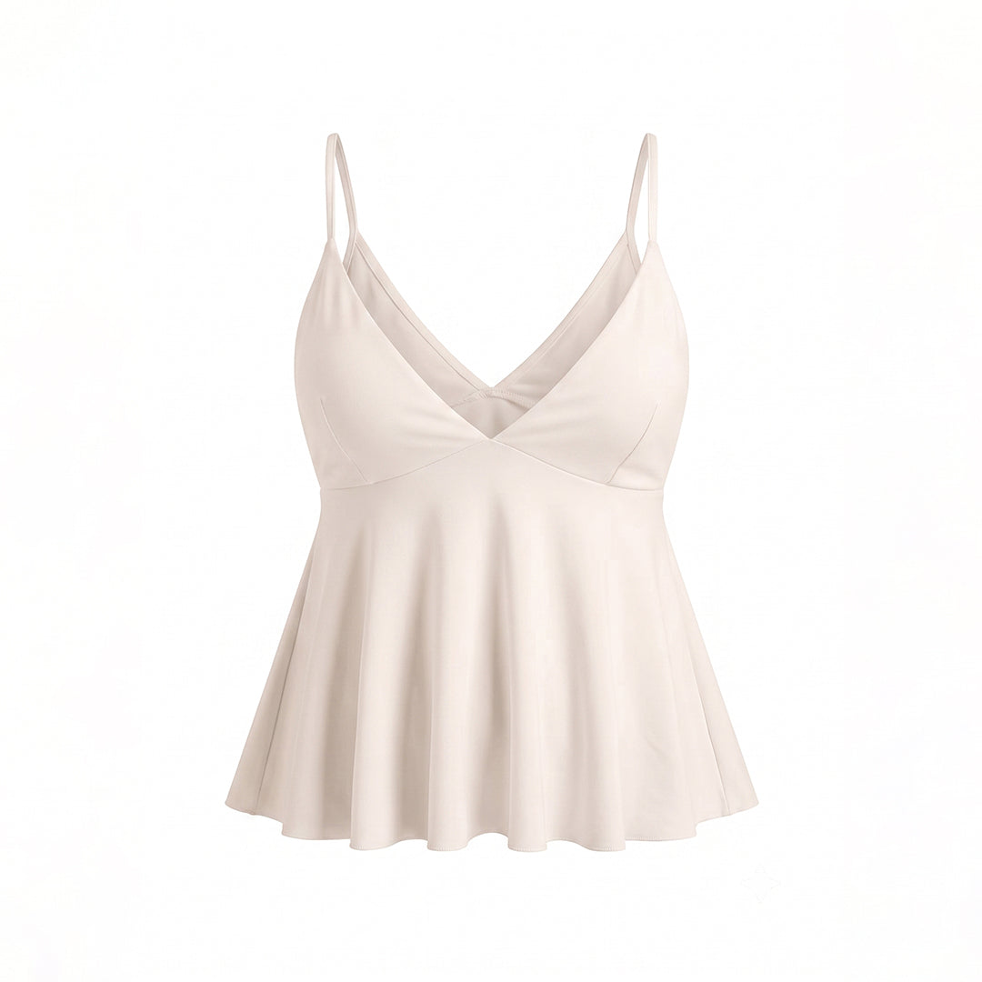 Top peplum tirantes