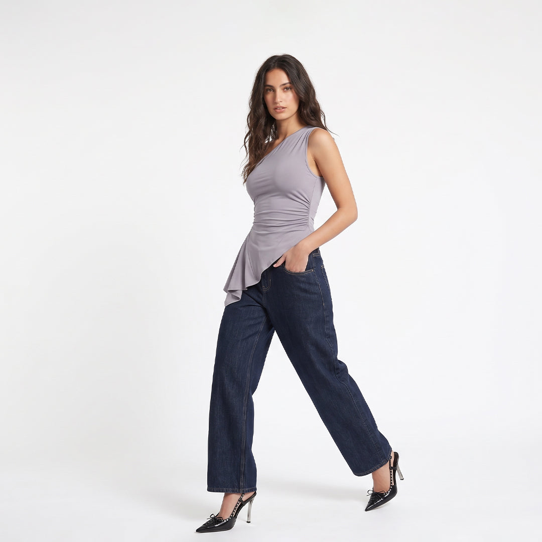 Blusa asimétrica