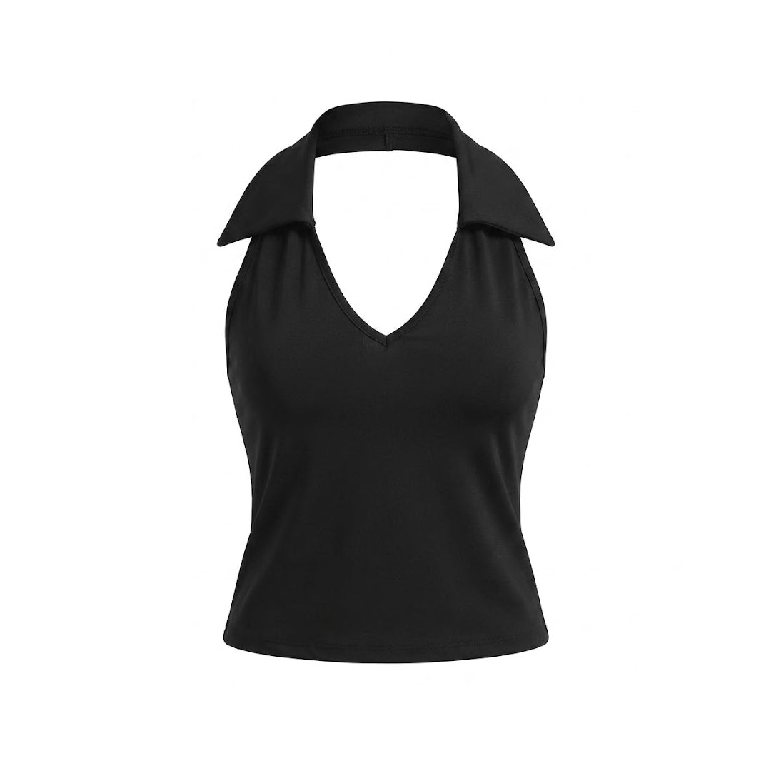 Blusa cuello tipo polo