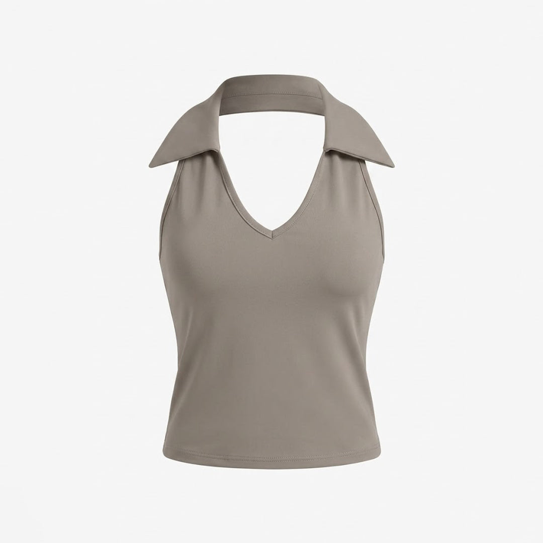 Blusa cuello tipo polo