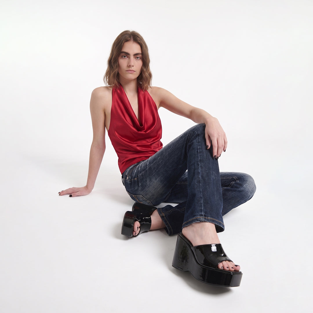 Blusa escote al agua