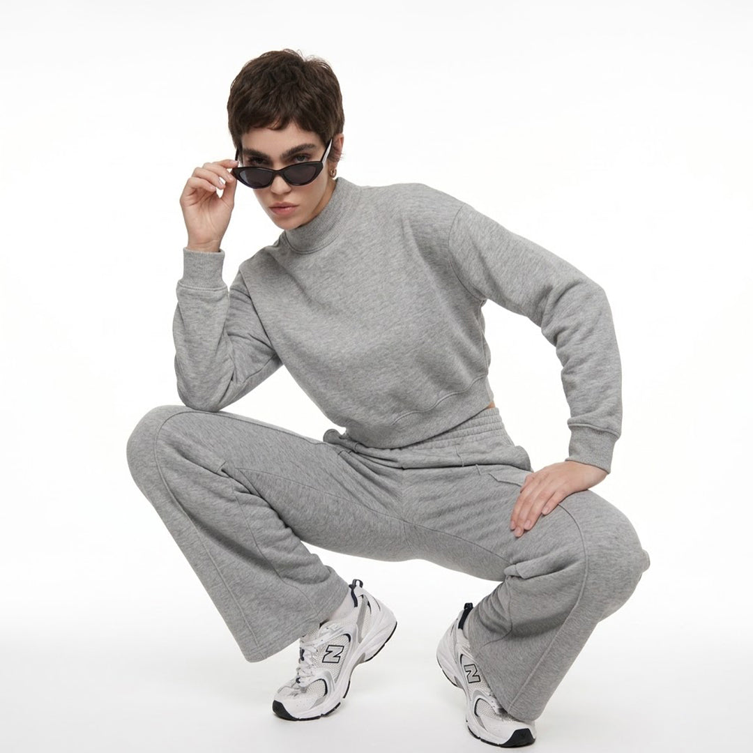 Pants ancho fluido