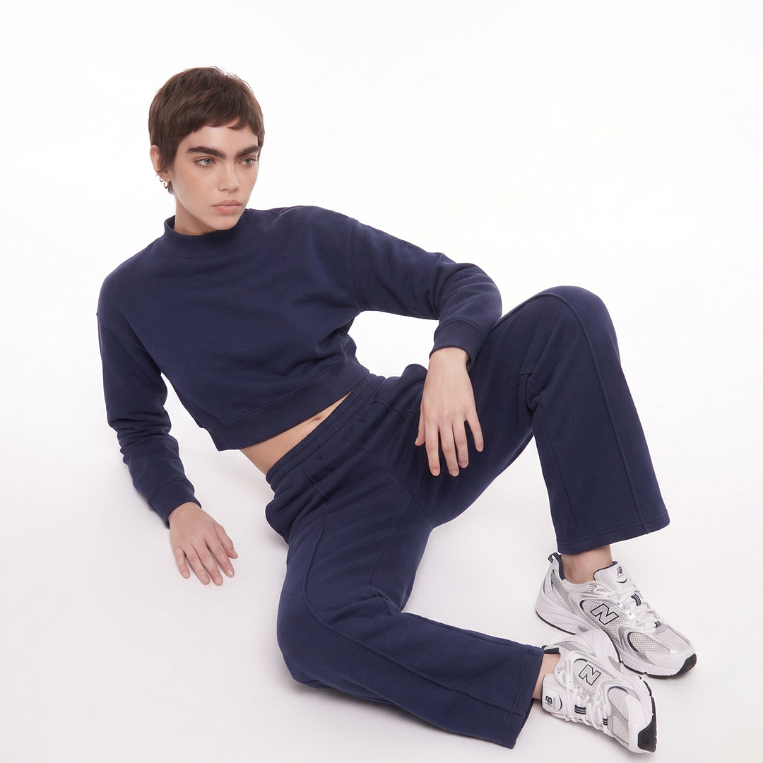 Pants ancho fluido