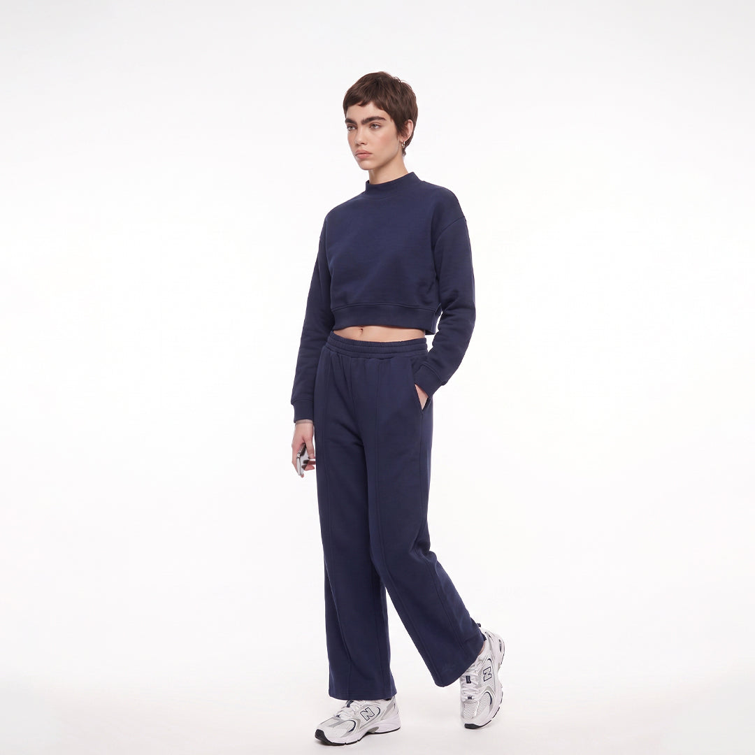 Pants ancho fluido