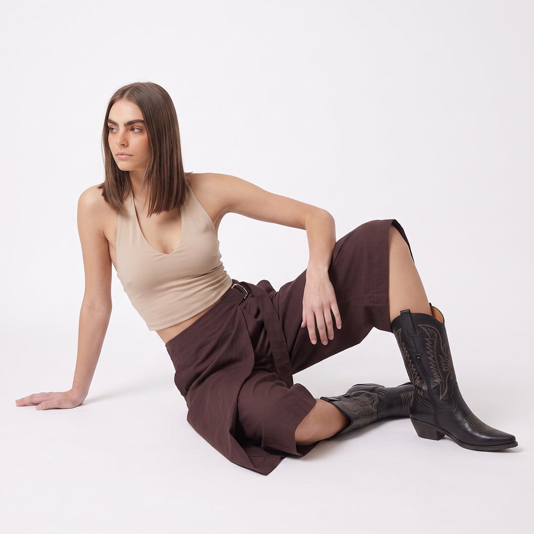 Top diseño halter