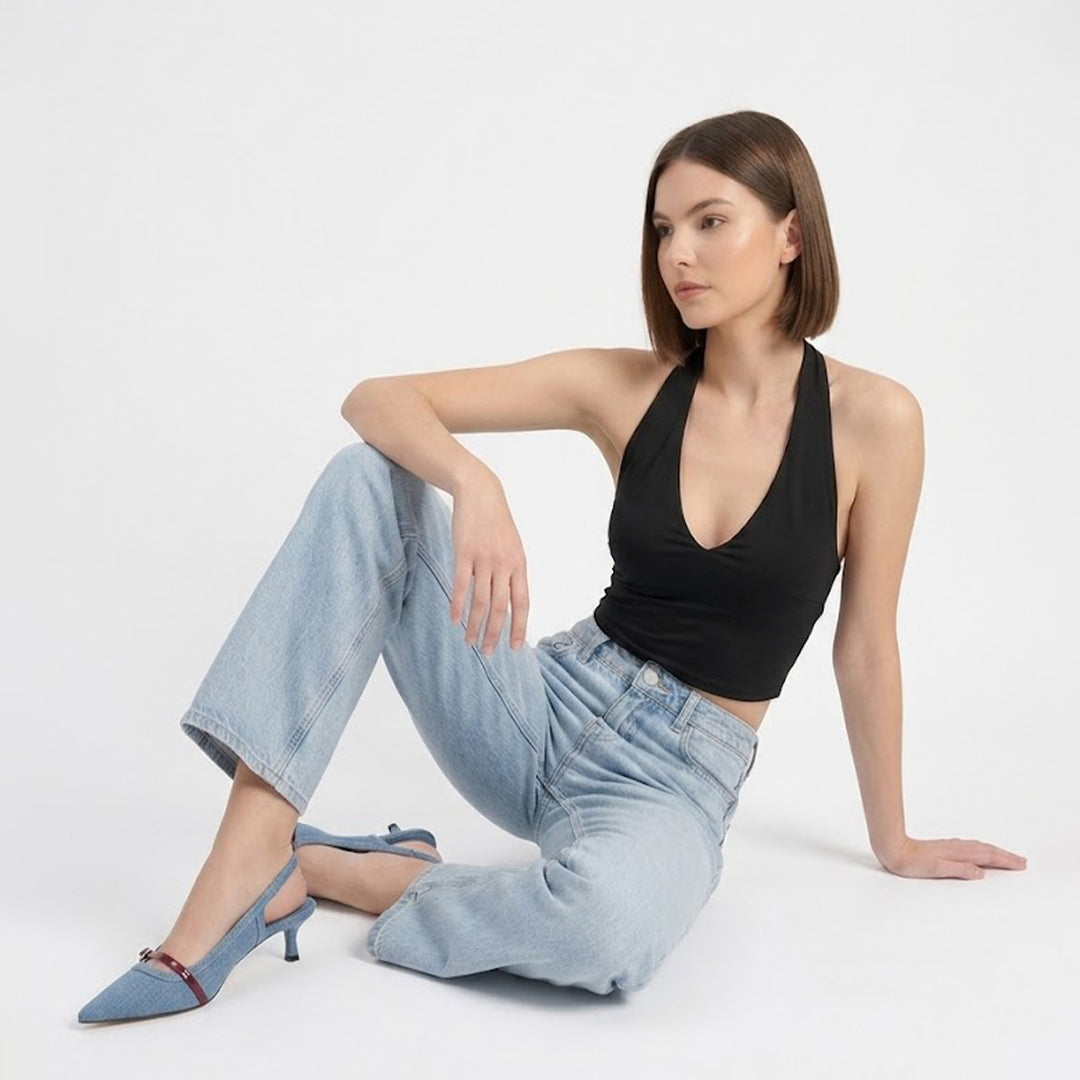 Top diseño halter