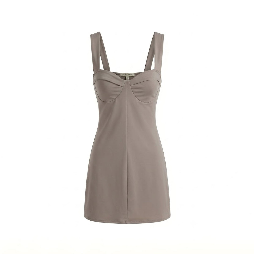 Vestido mini copa simulada