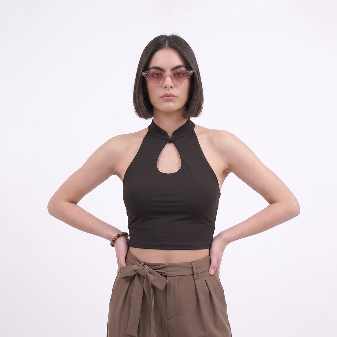 Blusa estilo qipao