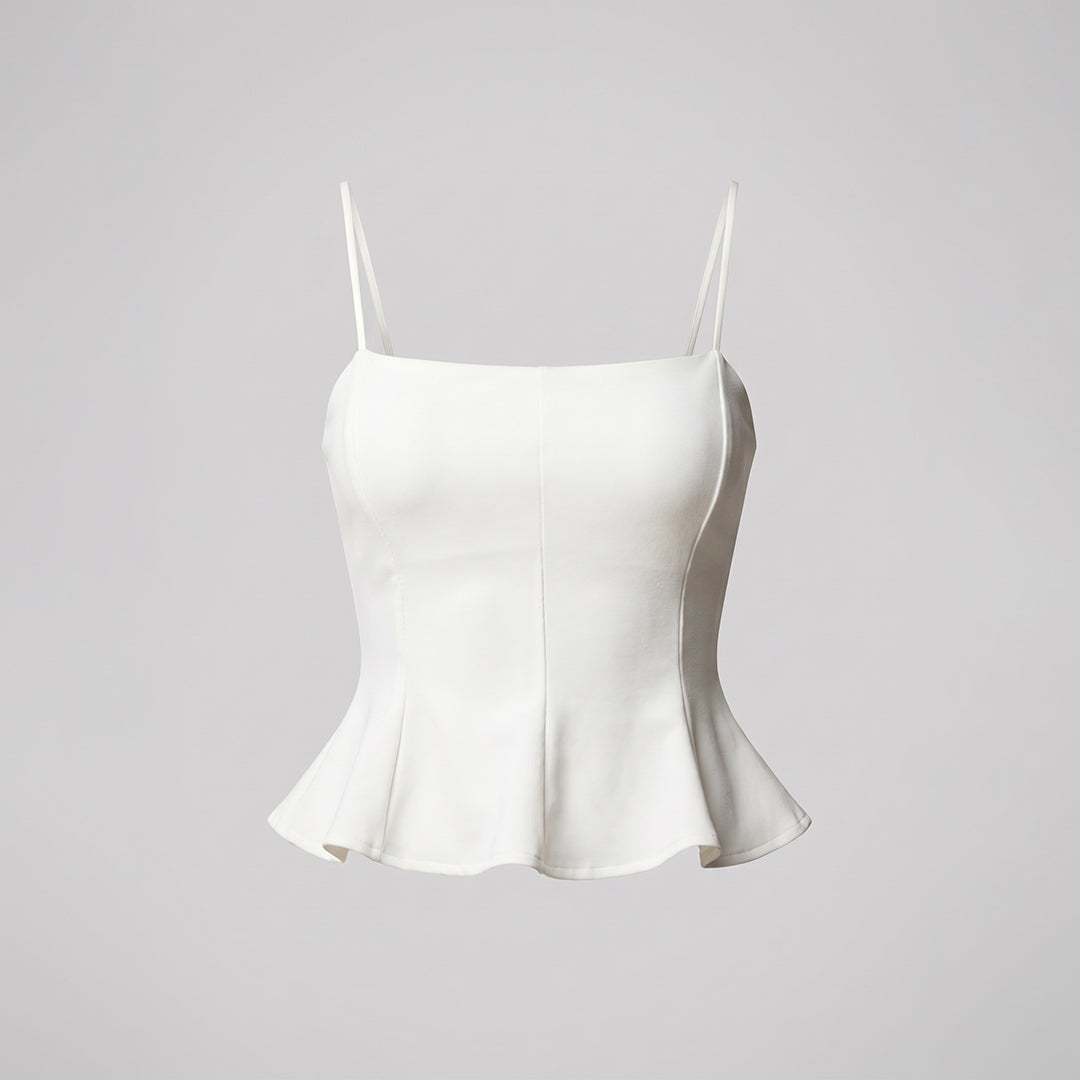 Blusa peplum tirantes