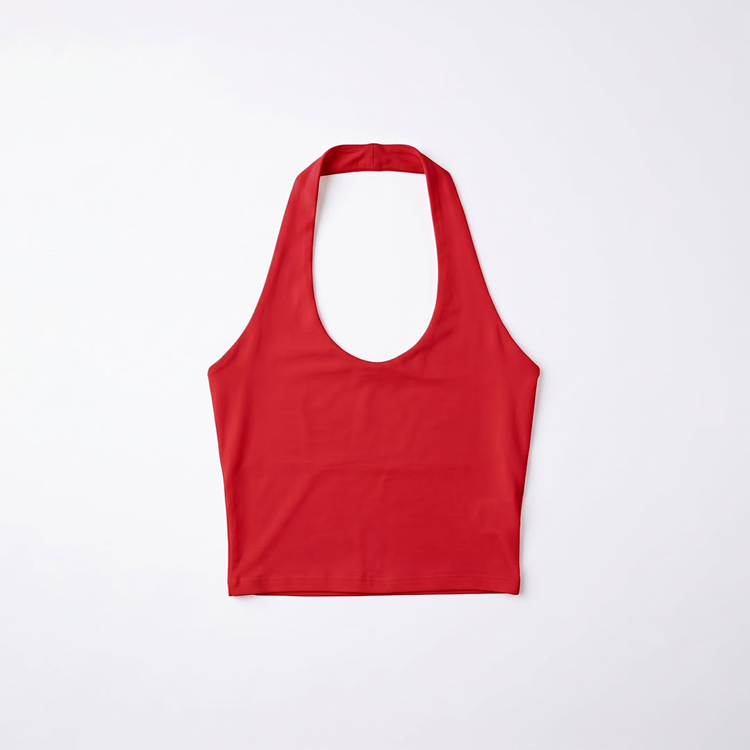 Blusa básica cuello halter