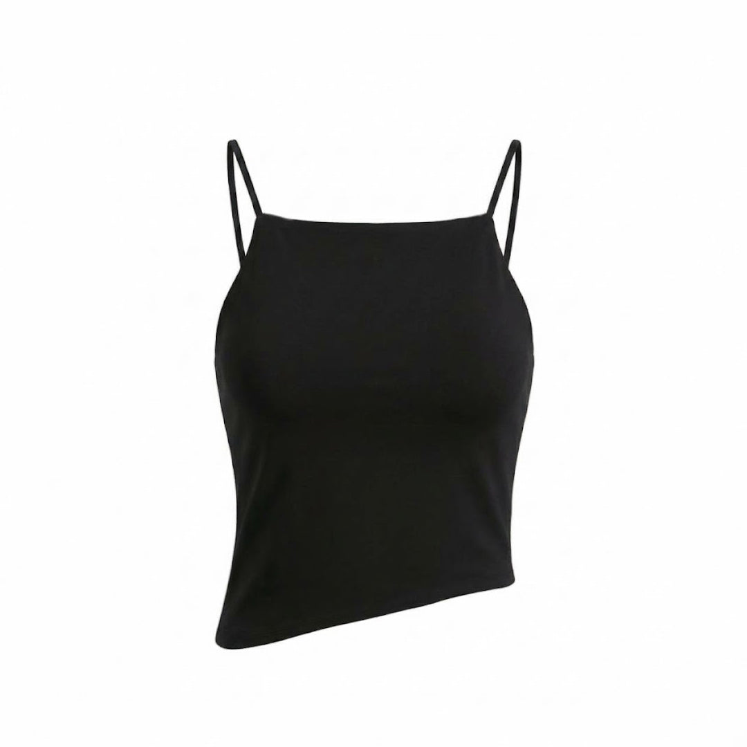 Blusa tirantes asimétrica