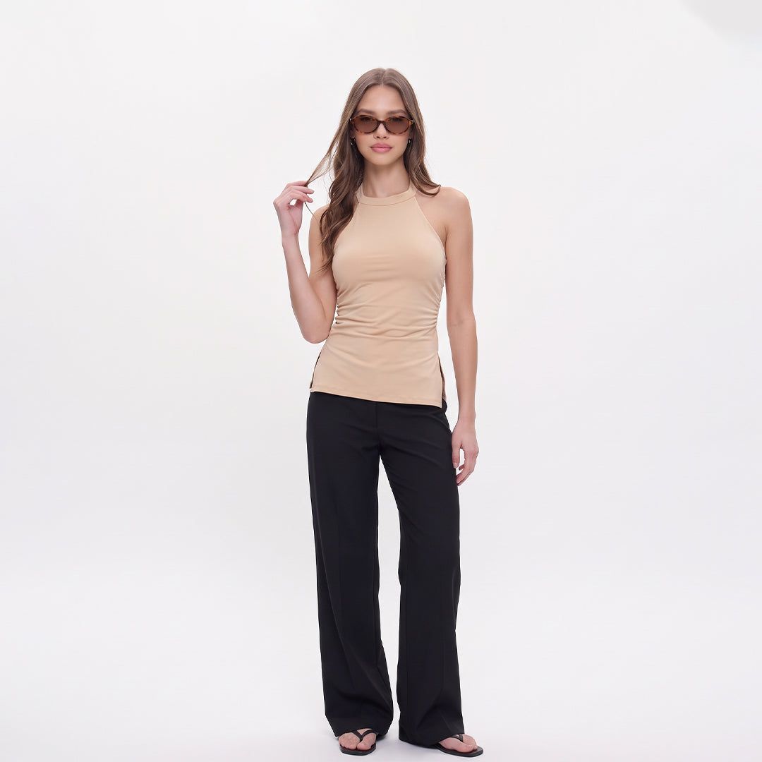 Blusa halter abertuas