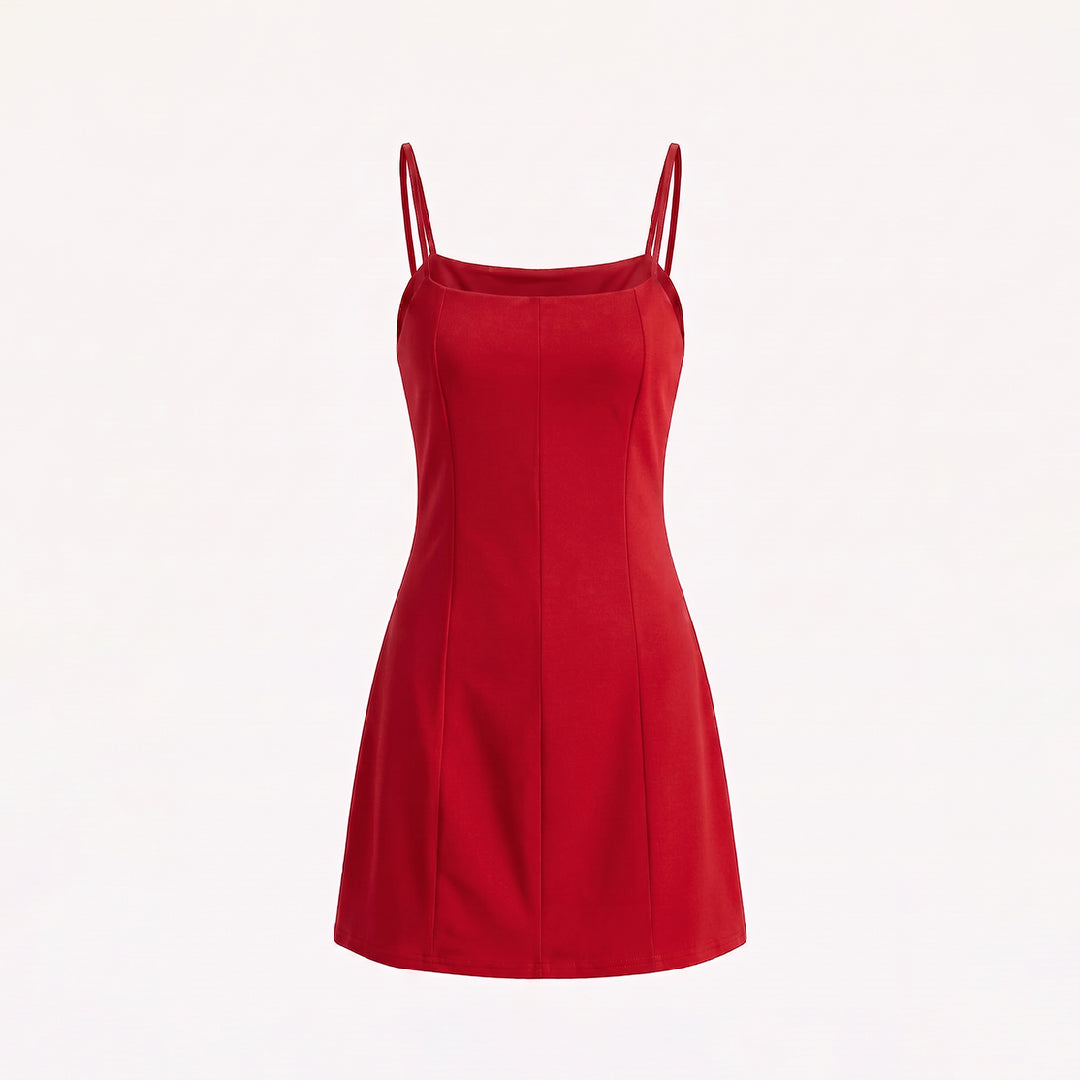 Vestido mini recto