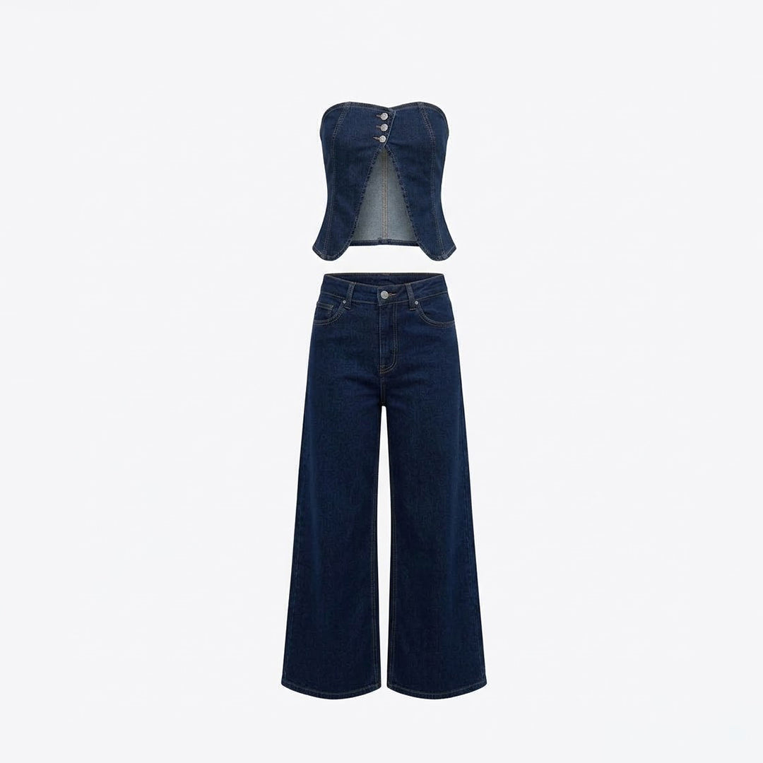 Crop top denim