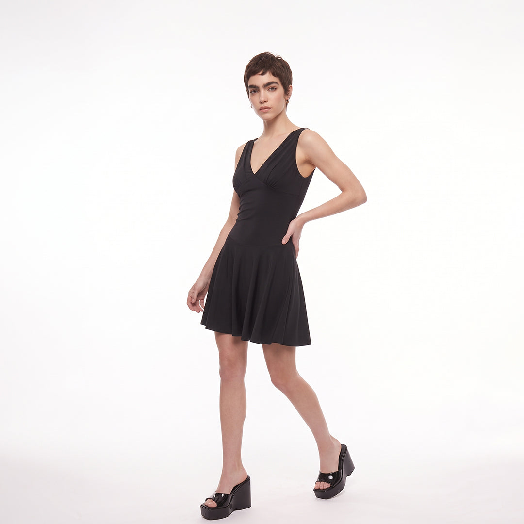 Vestido escote en "V"