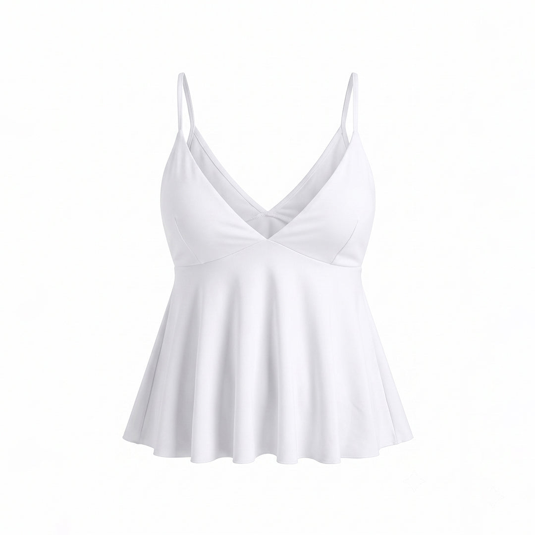 Top peplum tirantes