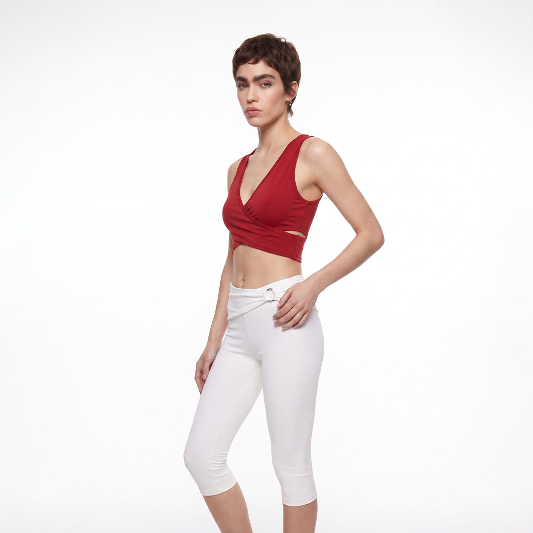 Crop Top cruzado