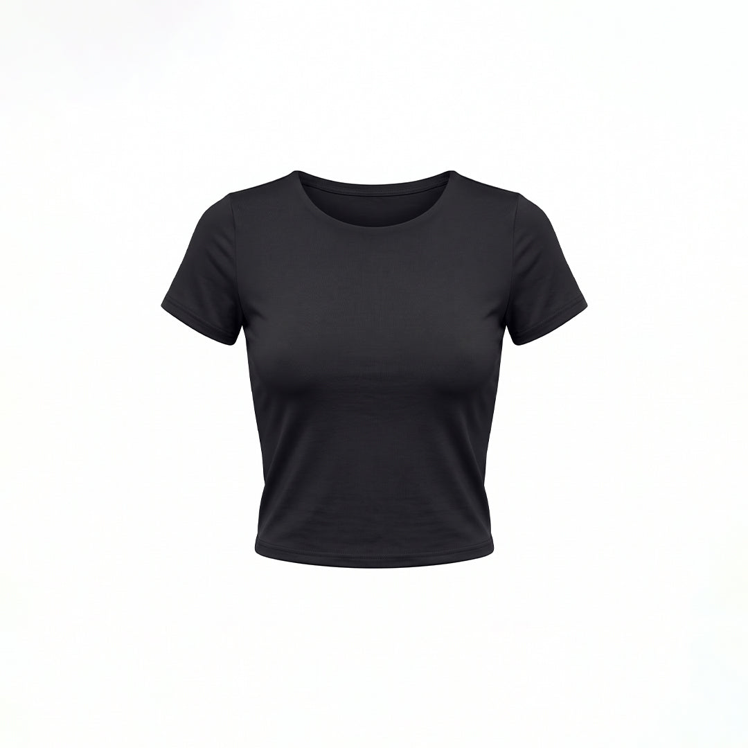 Blusa básica manga corta